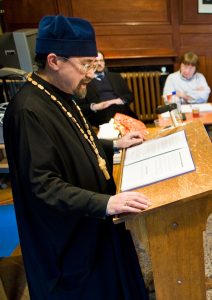 Image of Father Alexander Tefft teaching.