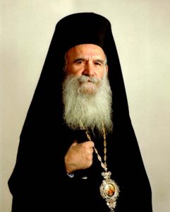 Picture of Archbishop Gregorios of Thyateira of blessed memory.