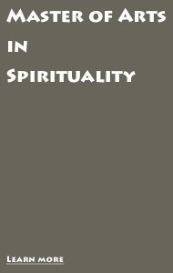 Test reading Master of Arts in Spirituality.