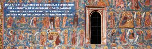 Fragment of mural of Voronet Monastery, Romania.